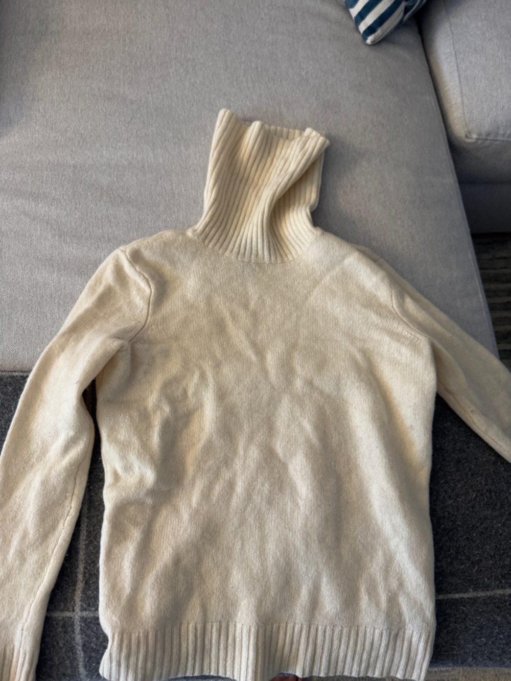 Polo by Ralph Lauren Cream Turtleneck Sweater